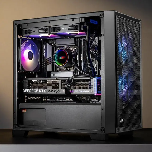 Alt view image 10 of 10 - PCCOOLER CPS DA240 ARGB AIO CPU Liquid Cooler, 240mm Radiator, 260W TDP, Infinity Halo ARGB Effect, High-Performance 3000 RPM Pump Speed, for Intel LGA 20XX/1851/1700/1200/115X & AMD AM5/AM4, Black