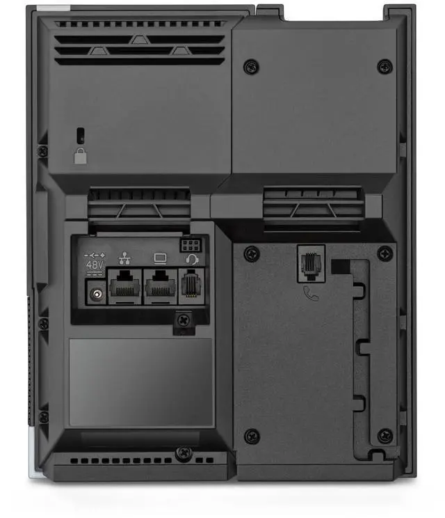 Alt view image 6 of 6 - Poly CCX 505 Teams Edition Phone with Handset (Polycom) - Wi-Fi Enabled - Acoustic Fence & NoiseBlockAI Technologies - 5' LCDDisplay - Integrated BT & USB Headset Ports-Works w/Teams (Certified)&More