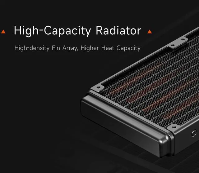 Alt view image 8 of 10 - PCCOOLER CPS DA240 ARGB AIO CPU Liquid Cooler, 240mm Radiator, 260W TDP, Infinity Halo ARGB Effect, High-Performance 3000 RPM Pump Speed, for Intel LGA 20XX/1851/1700/1200/115X & AMD AM5/AM4, Black