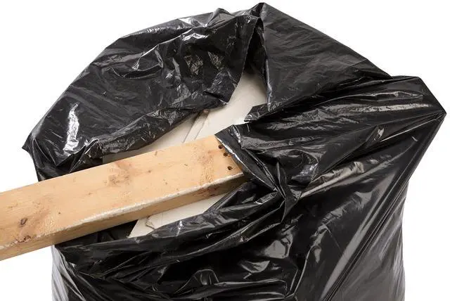 Alt view image 2 of 7 - Suncast Commercial Extra Tall Precise Fit Contractor Trash Bags, 55 Gallon Capacity, 3 Mil Heavy-Duty Thickness, Compatible with Suncast 55 Gallon Trash Cans (Box of 15), Made in The USA