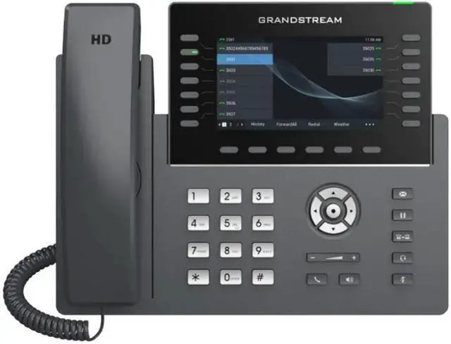 Main image of Grandstream GRP2650 IP Phone | 14 Lines, 6 SIP Accounts | 5-Inch Color Display | Wi-Fi 5 | Dual-Port Gigabit Ethernet with Integrated PoE