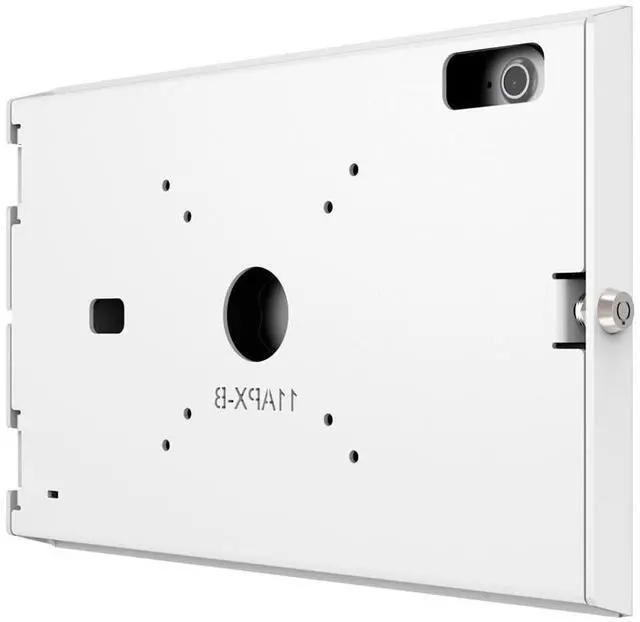 Alt view image 2 of 4 - Compulocks iPad Air M2 & M3 11 Apex Secured Enclosure Wall Mount for Secure Tablets, Durable Display Stand, Ideal for Retail, Kiosks, Home & Office - White