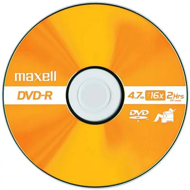 Alt view image 2 of 2 - Maxell 638011 Superior Archival Life Metal Azo Dye Construction Write Once Format DVD-R 4.7 Gb Spindle 50 Disc Pack