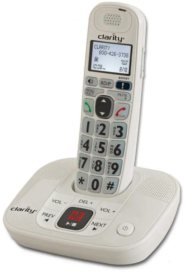 Alt view image 5 of 5 - Clarity 53714.000 D714 Moderate Hearing Loss Cordless Amplified Phone with DECT 6.0 Technology