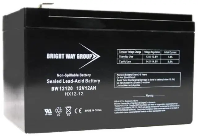 Main image of Bright Way Group BW 12120 F1 (0193) BWG 12120 F1 Sealed-Lead Acid Battery