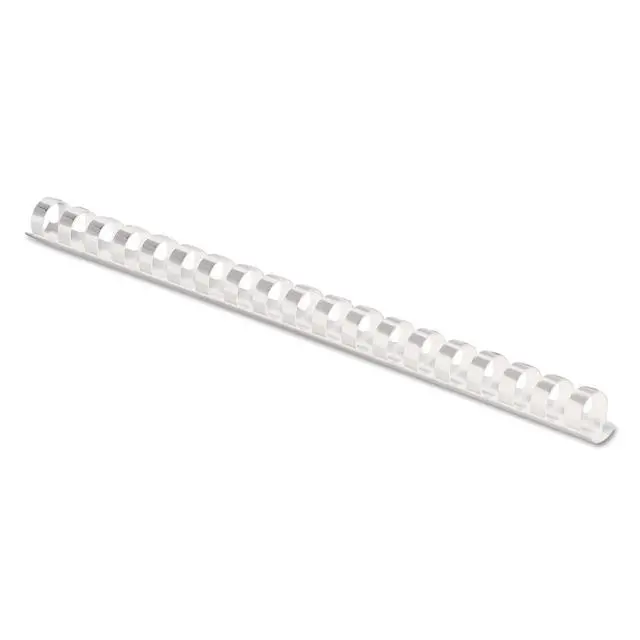 Alt view image 3 of 4 - Plastic Binding Combs, 90 Sheet Capacity, 1/2 Inch, White, 100 per Pack