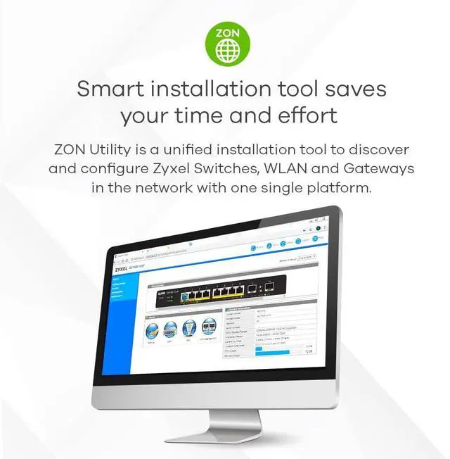 Alt view image 11 of 13 - ZyXEL 16-Port Gigabit Smart Managed Switch, Fanless, GS1900-16 Rev 03F