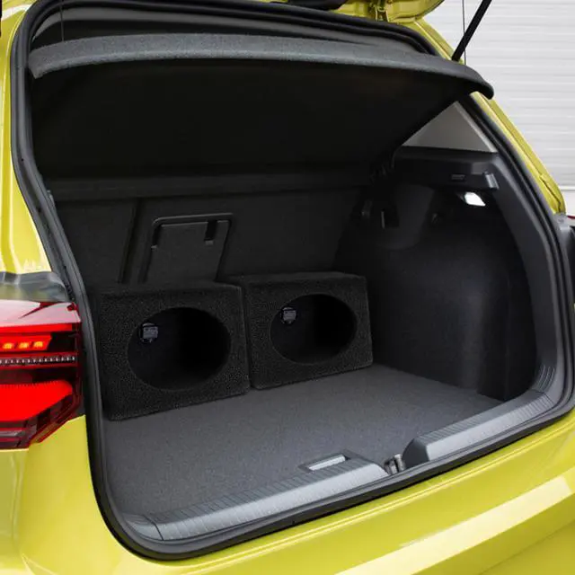 Alt view image 4 of 7 - 6 by 9 Inches Speaker Box Audio Enclosure with Durable Black Bed Liner Spray Finish with Terminal Cup Connectors (2 Pack)
