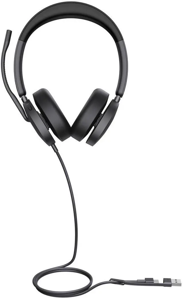 Alt view image 2 of 4 - Yealink UH48 Dual UC Headset - USB-C/A, Hybrid ANC, 4 Microphone Noise Cancellation, Dual Busylights