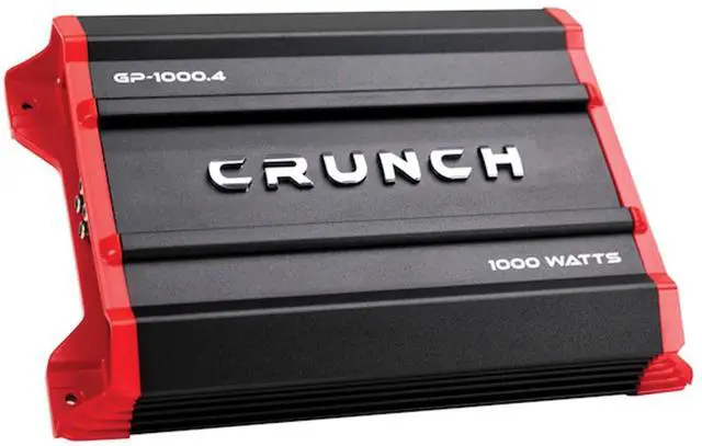 Alt view image 13 of 13 - Crunch Ground Pounder 4 x 125 @ 4 Ohms 4 x 250 @ 2 Ohms 2 x 500 Watts @ 4 Ohms Bridged