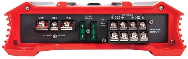 Alt view image 12 of 14 - Crunch Ground Pounder 4 x 250 @ 4 Ohms 4 x 500 @ 2 Ohms 2 x 1000 Watts @ 4 Ohms Bridged