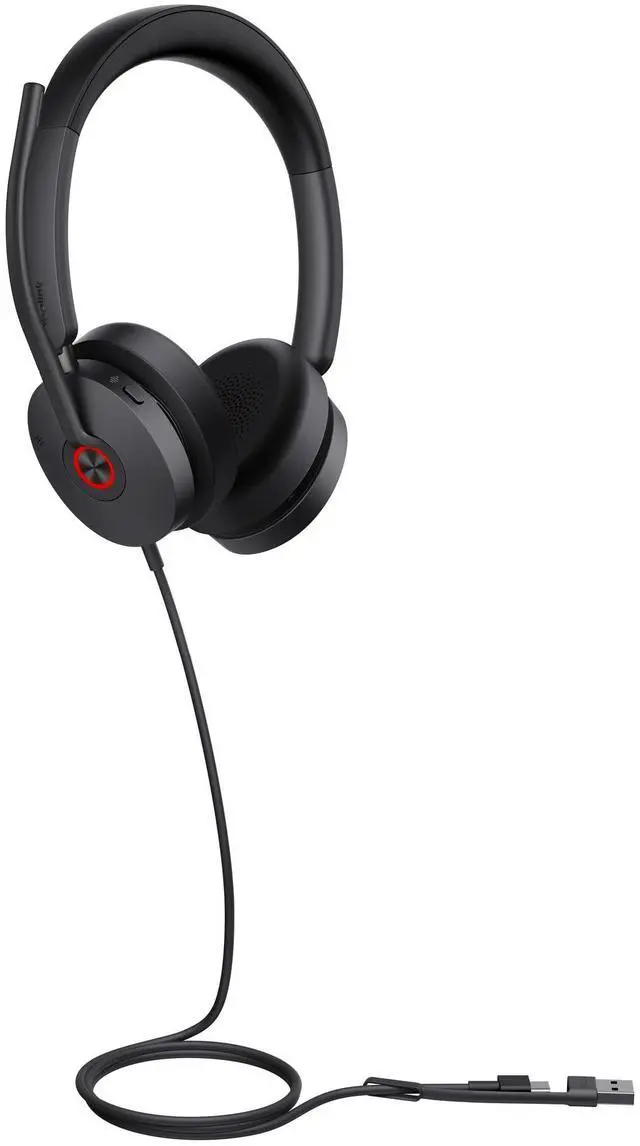 Alt view image 3 of 4 - Yealink UH48 Dual UC Headset - USB-C/A, Hybrid ANC, 4 Microphone Noise Cancellation, Dual Busylights