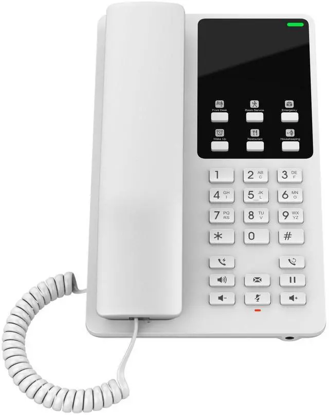 Main image of Grandstream GHP620 Hotel IP Phone | 2 Lines, 2 SIP Accounts | Power Adapter Not Included | White