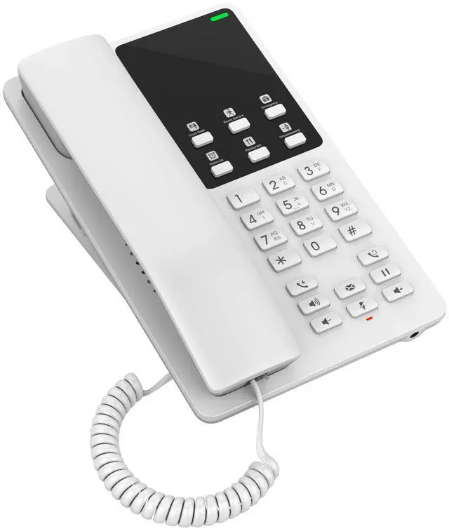 Alt view image 2 of 3 - Grandstream GHP620 Hotel IP Phone | 2 Lines, 2 SIP Accounts | Power Adapter Not Included | White