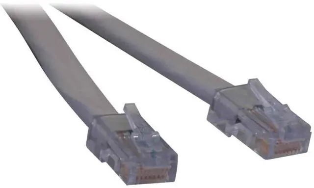 Alt view image 4 of 4 - tripp lite t1 shielded rj48c cross-over cable (rj45 m/m), 7-ft. (n266-007)