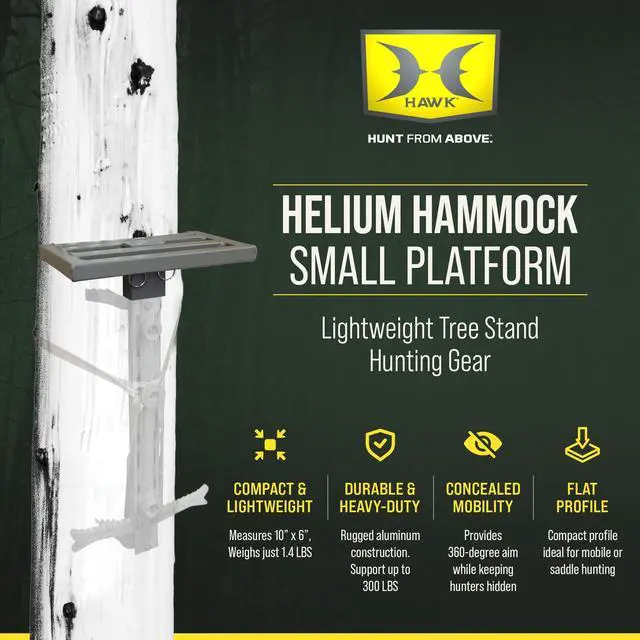 Alt view image 4 of 9 - HAWK HELIUM HAMMOCK SMALL PLATFORM