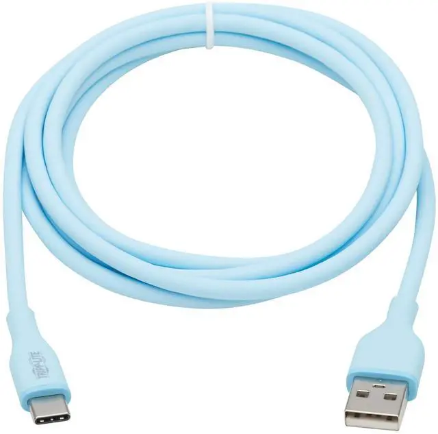 Alt view image 9 of 12 - Tripp Lite Safe-IT USB-A to USB-C Antibacterial Cable, 6 ft U038AB-006-S-LB