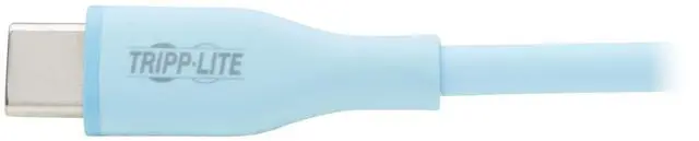 Alt view image 12 of 12 - Tripp Lite Safe-IT USB-A to USB-C Antibacterial Cable, 6 ft U038AB-006-S-LB