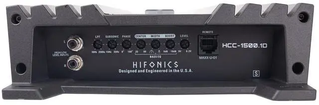 Alt view image 4 of 6 - Hifonics Colossus Classic HCC-1500.1D 1500 Watt Mono Block Amplifier
