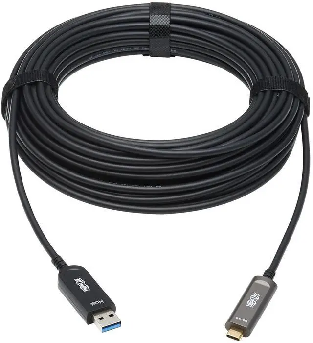 Alt view image 9 of 14 - Tripp Lite by Eaton USB-A to USB-C AOC Cable, 15m (M/M) U428F-15M-D3