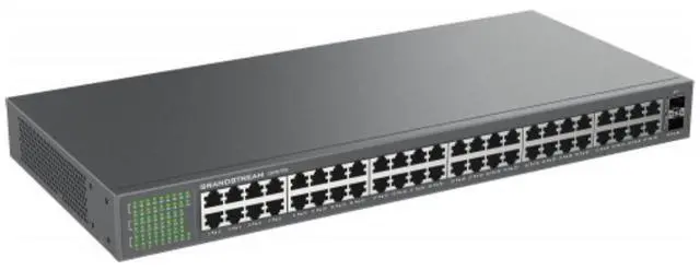Main image of Grandstream GWN7706 | 48-Port Gigabit Ethernet Unmanaged Network Switch | Plug & Play | Desktop/Rack-Mount | Metal Design