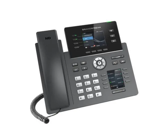Alt view image 2 of 4 - GRP2614 IP Phone | 4 Lines, 6 SIP Accounts | 2.8-Inch Color Display | Dual-Port Gigabit Ethernet with Integrated PoE