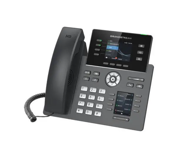 Alt view image 3 of 4 - GRP2614 IP Phone | 4 Lines, 6 SIP Accounts | 2.8-Inch Color Display | Dual-Port Gigabit Ethernet with Integrated PoE