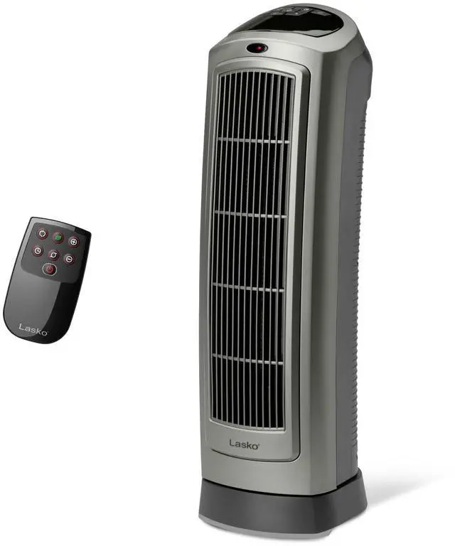 Alt view image 3 of 9 - lasko 5538 ceramic tower heater with remote control