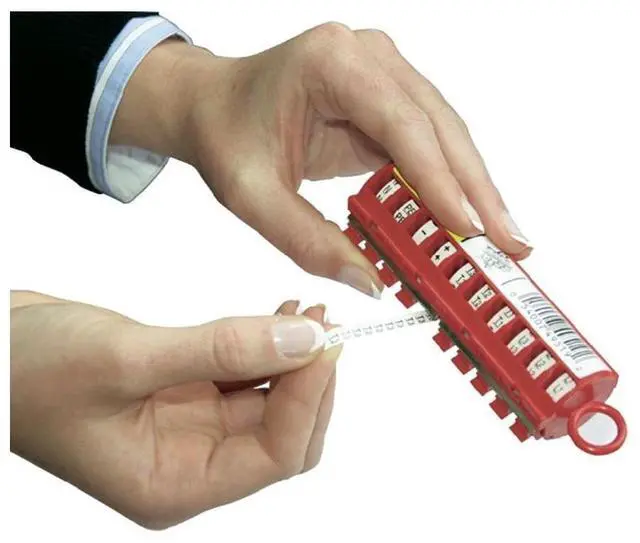 Main image of 3M ScotchCode Wire Marker Tape Dispenser With Tape STD-0-9X, Compact Design For Easy Handling, 1 Dispenser