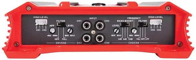 Alt view image 11 of 13 - Crunch Ground Pounder 4 x 125 @ 4 Ohms 4 x 250 @ 2 Ohms 2 x 500 Watts @ 4 Ohms Bridged