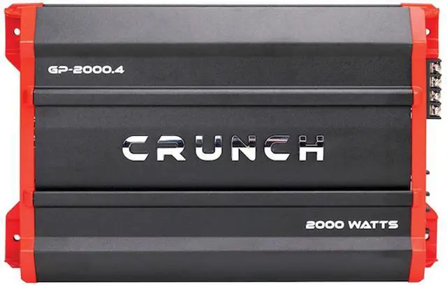Alt view image 11 of 14 - Crunch Ground Pounder 4 x 250 @ 4 Ohms 4 x 500 @ 2 Ohms 2 x 1000 Watts @ 4 Ohms Bridged