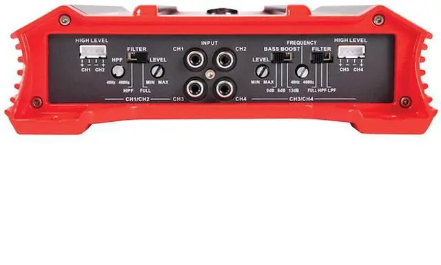 Alt view image 13 of 14 - Crunch Ground Pounder 4 x 250 @ 4 Ohms 4 x 500 @ 2 Ohms 2 x 1000 Watts @ 4 Ohms Bridged
