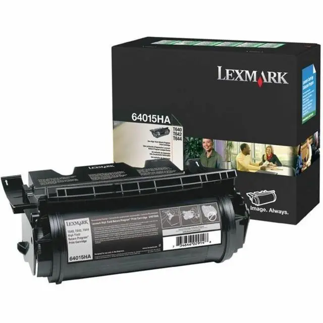 Alt view image 12 of 13 - Lexmark International LEX64015HA Print Cartridge- High Yield- 21000 Page Yield- Black