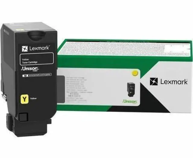 Alt view image 6 of 8 - Lexmark Unison Original Laser Toner Cartridge Yellow 1 Each 81C1XY0