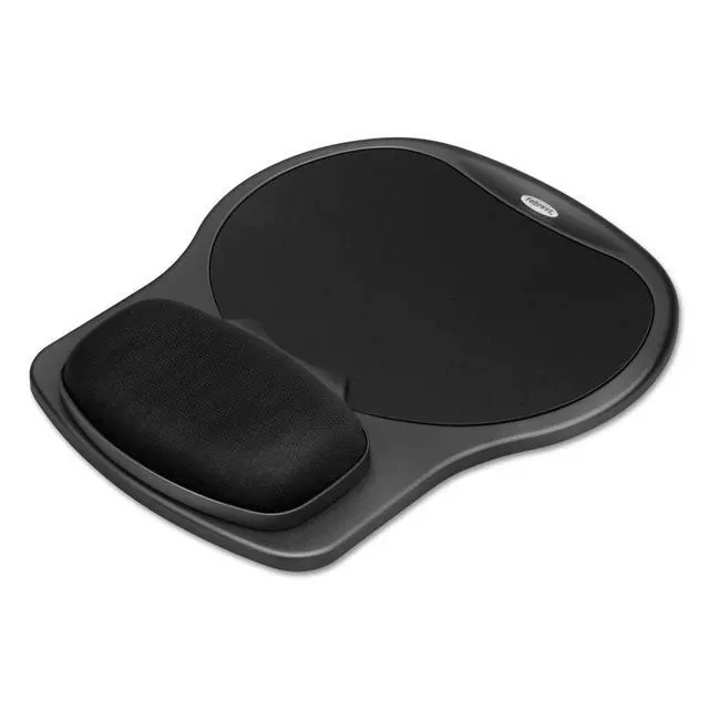 Alt view image 2 of 4 - Fellowes Easy Glide Gel Mouse Pad Wrist Rest - Black (93730)