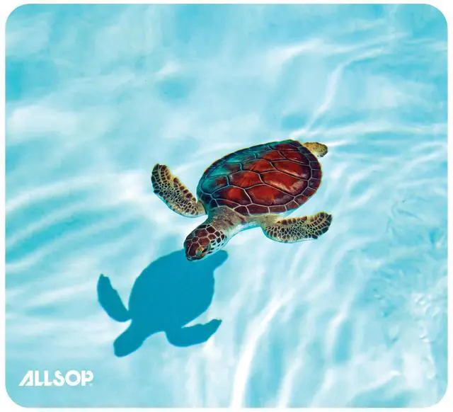 Alt view image 3 of 4 - allsopnature's smart mouse pad 60% recycled content, turtle (31425)
