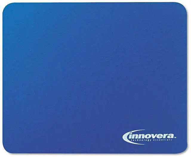 Alt view image 4 of 9 - Innovera Natural Rubber Mouse Pad, Blue (IVR52447)