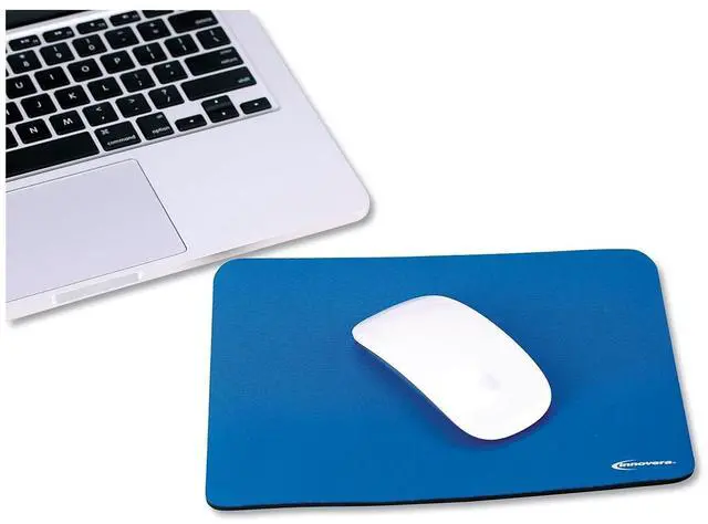 Alt view image 9 of 9 - Innovera Natural Rubber Mouse Pad, Blue (IVR52447)