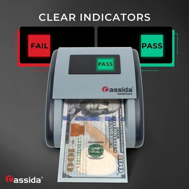 Alt view image 10 of 13 - Cassida Small Footprint Easy Read Automatic Counterfeit Detector