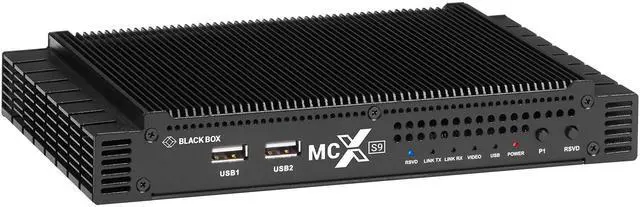 Alt view image 3 of 5 - BLACK BOX MCX-S9-DEC DECODER - 4K60, NETWORK AV, HDMI 2.0, DISPLAYPORT 1.2A, SCALING, USB, 10-GBE COP