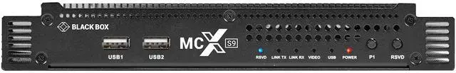 Alt view image 4 of 5 - BLACK BOX MCX-S9-DEC DECODER - 4K60, NETWORK AV, HDMI 2.0, DISPLAYPORT 1.2A, SCALING, USB, 10-GBE COP