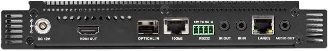 Alt view image 5 of 5 - BLACK BOX MCX-S9-DEC DECODER - 4K60, NETWORK AV, HDMI 2.0, DISPLAYPORT 1.2A, SCALING, USB, 10-GBE COP