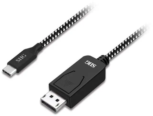 Alt view image 10 of 16 - SIIG CB-TC0A12-S1 USB Type-C to DisplayPort Cable 2M