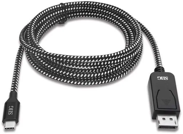 Alt view image 12 of 16 - SIIG CB-TC0A12-S1 USB Type-C to DisplayPort Cable 2M