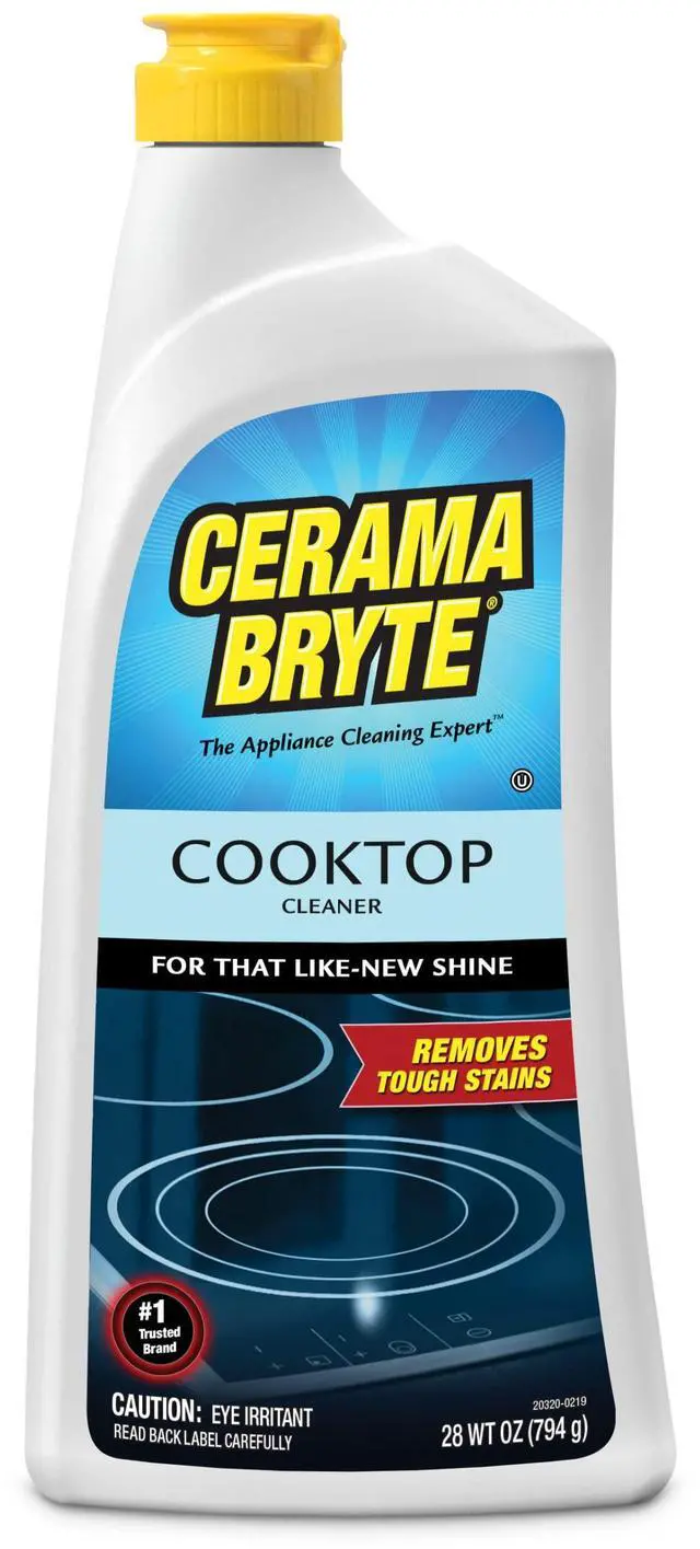 Main image of Cerama Bryte Removes Tough Stains Cooktop and Stove Top Cleaner for Glass - Ceramic Surfaces, 1-28 oz