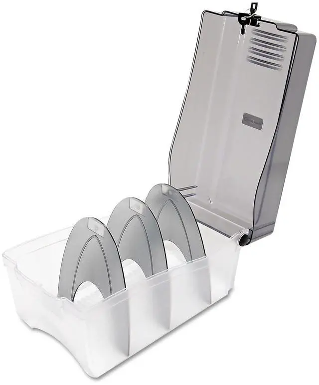 Alt view image 3 of 7 - Innovera CD/DVD Storage Case IVR39502 Each. Grey/Clear