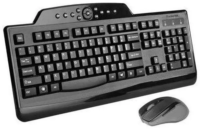 Alt view image 16 of 16 - Kensington Black Proprietary Interface RF Wireless Standard Wireless Media Desktop Set