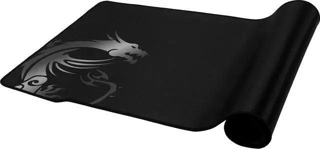 Alt view image 7 of 8 - msi agility gd70 - xxl extended gaming mouse pad, silk gaming fabric surface, soft seamed edges, anti-slip base - 900 x 400 x 3 mm