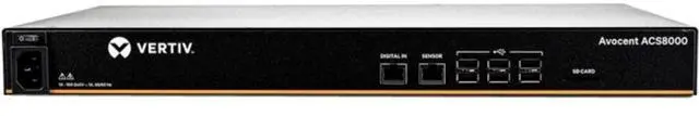 Alt view image 9 of 9 - Avocent ACS8008SAC-400 Acs Advanced Console Server - Console Server - 8 Ports - Gige, Rs-232 - 1U
