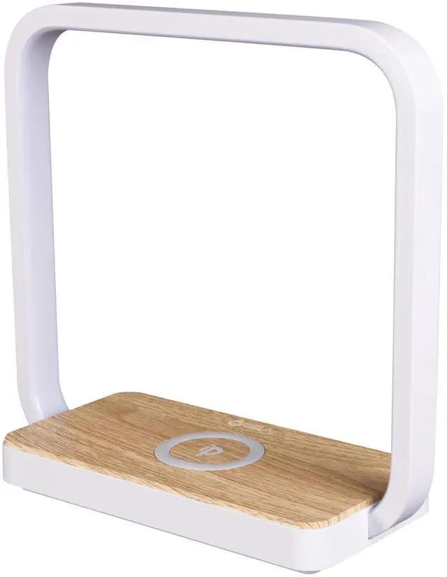 Main image of OttLite Wireless Charging Station and Night Light, White